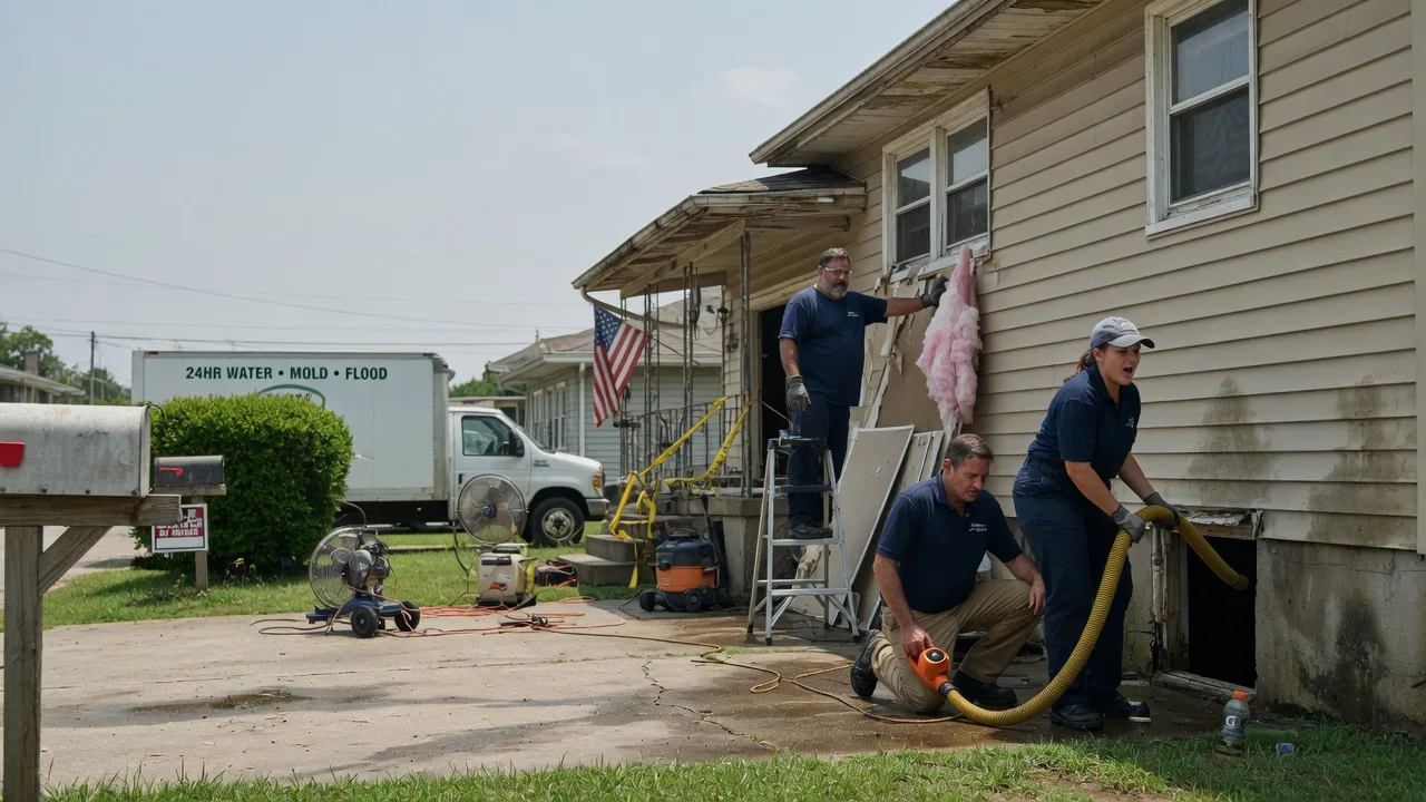 Water Damage Repair in Bloomington, WI near me